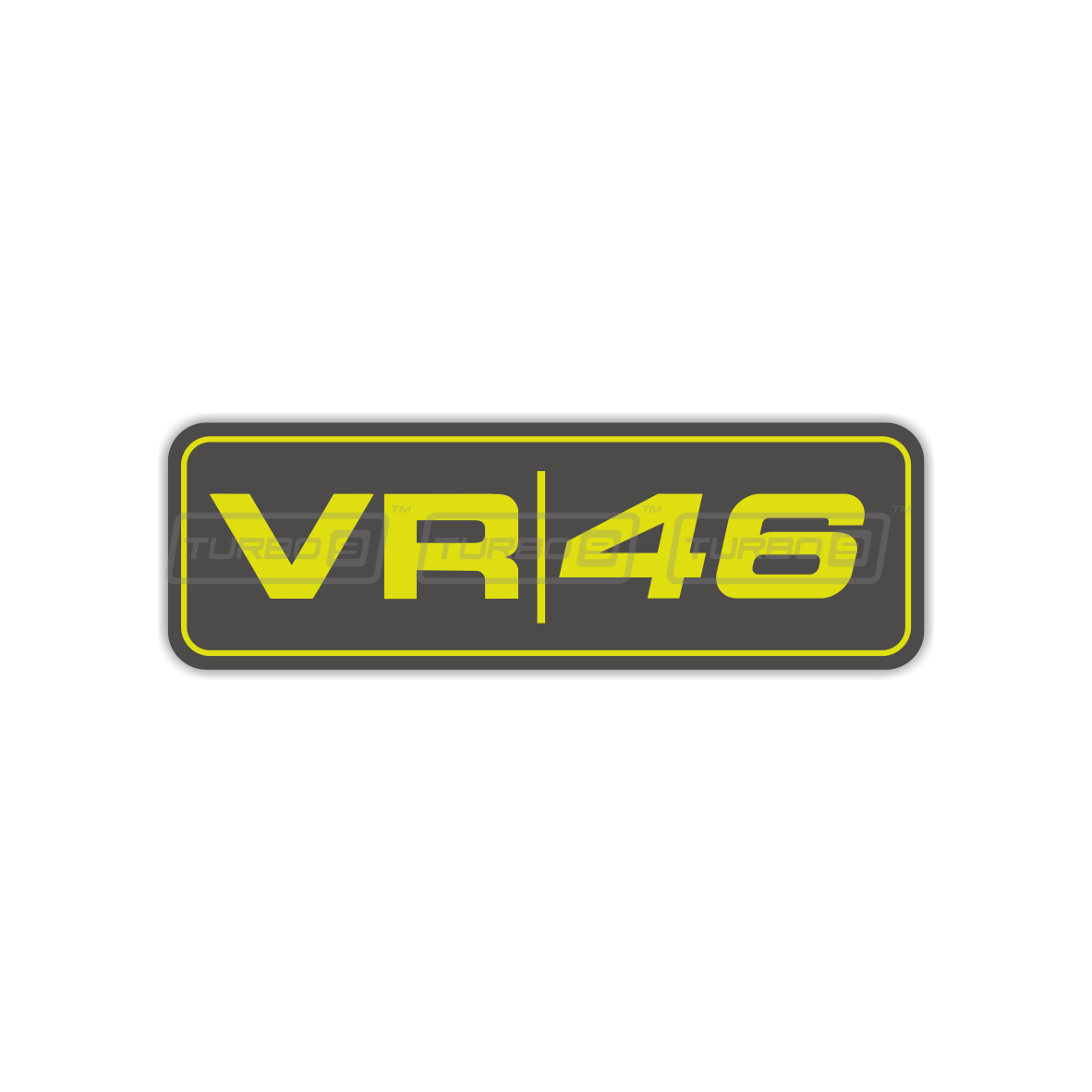 VR46 BIKE STICKER - TURBO9