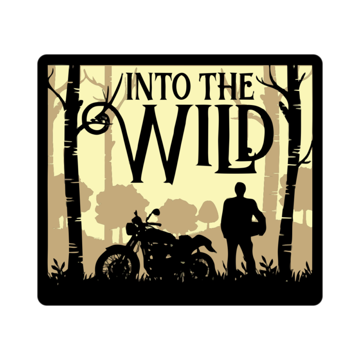 INTO THE WILD BIKE STICKER