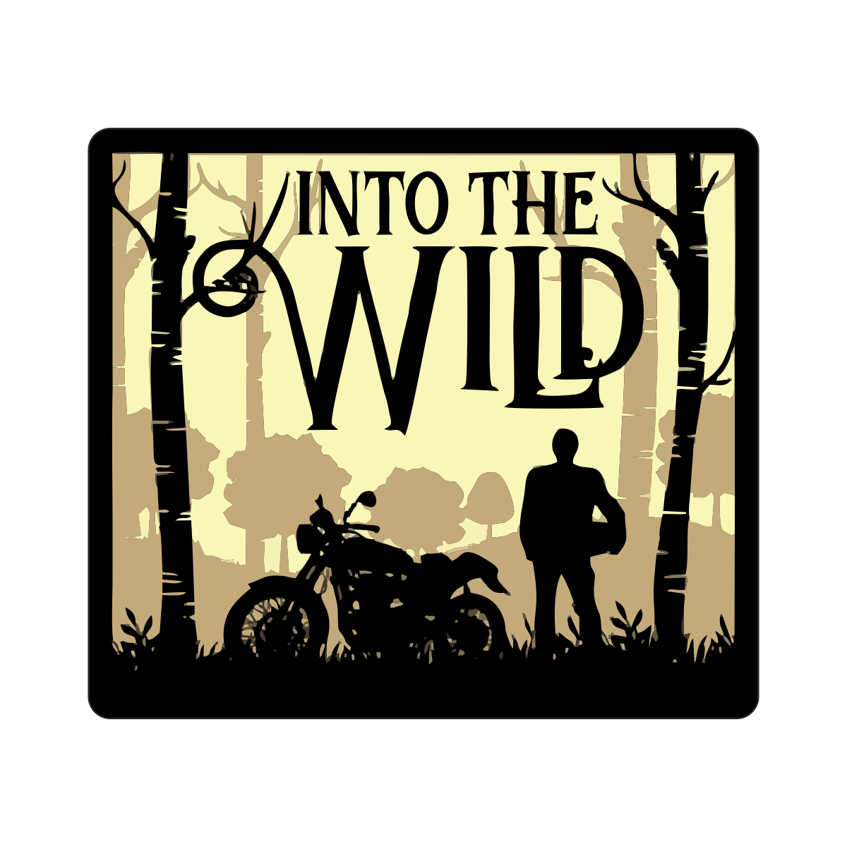 INTO THE WILD BIKE STICKER