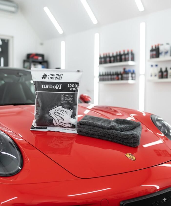 TURBO9 1200 GSM Twisted Loop Microfiber Drying Towel - Image 2