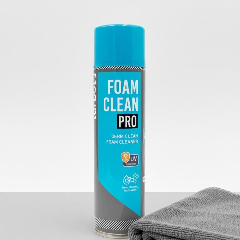 TURBO9 Foaming Car Interior Cleaner (580 g) | Upholstery and Leather Cleaner | Removes Tough Stains and Dirt Inside Your Car
